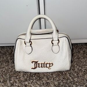 Juicy Couture White Mini Satchel